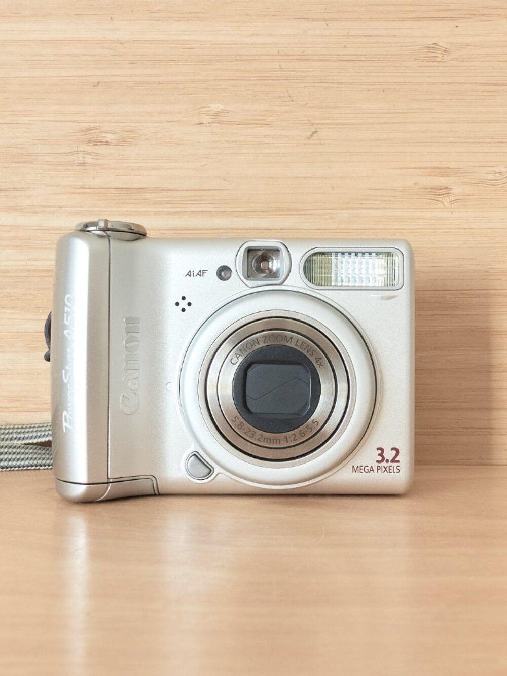Canon PowerShot A510 3.2MP Digital Camera Silver 4x Optical Zoom Tested